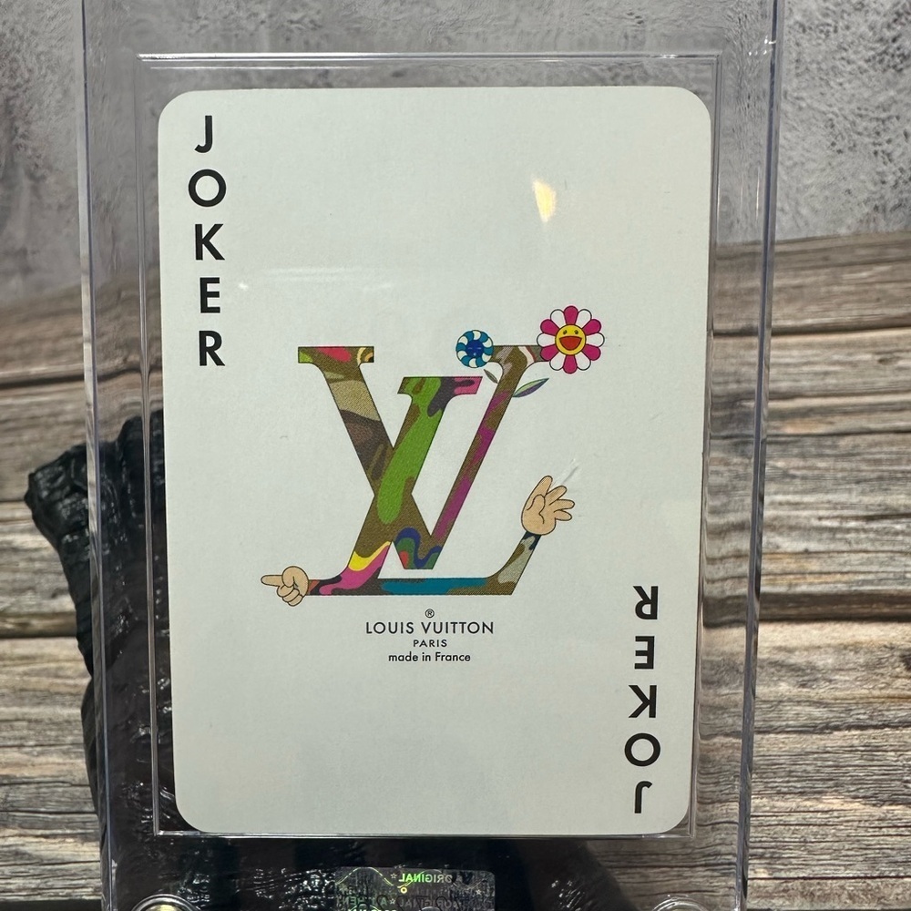 Louis Vuitton x Takashi Murakami S/S 2003 Playing Card Black Joker Ltd ETD​​​ - Picture 3 of 5